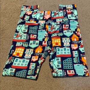 LuLaRoe Multicolor Graphic Print Leggings